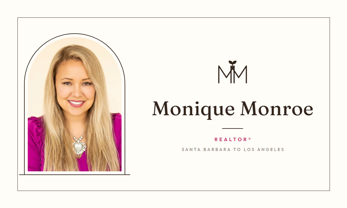 Minimal monogram concept card front